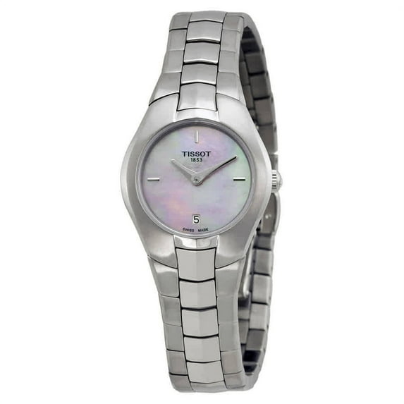 Tissot T-Round Pink Mother of Pearl Dial Ladies Watch T0960091115100