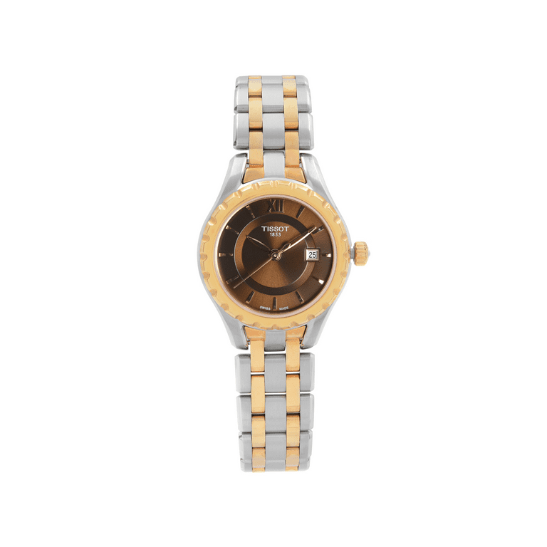 Tissot silver and gold ladies cheap watch