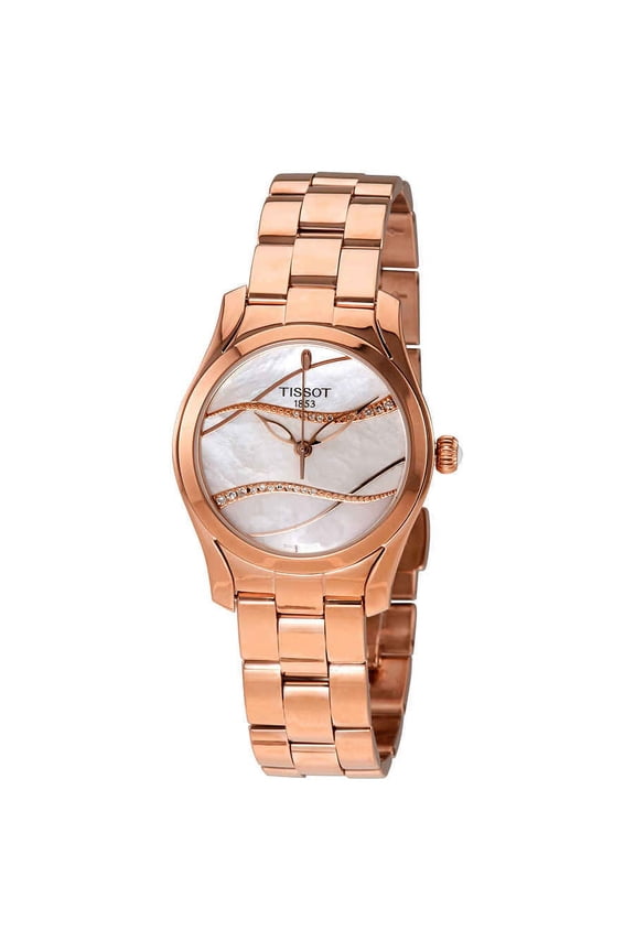 T-Wave Mother of Pearl Diamond Dial Ladies Watch T112.210.33.111.00