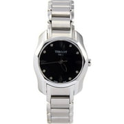 Tissot T-Wave Round Black Diamonds Quartz Trend Womens watch T0232101105600