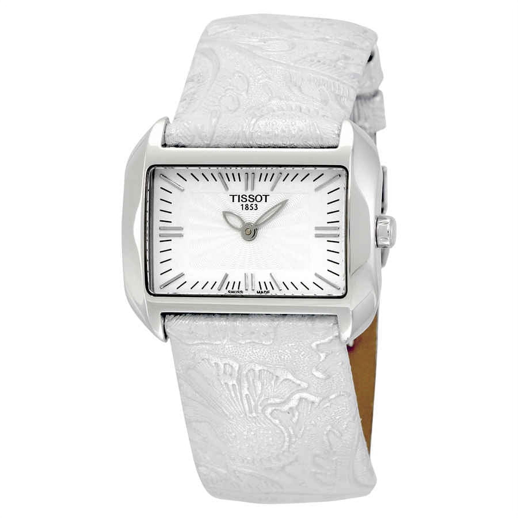 Tissot Silver Leather Ladies Watch! New Tissot Women main image 4