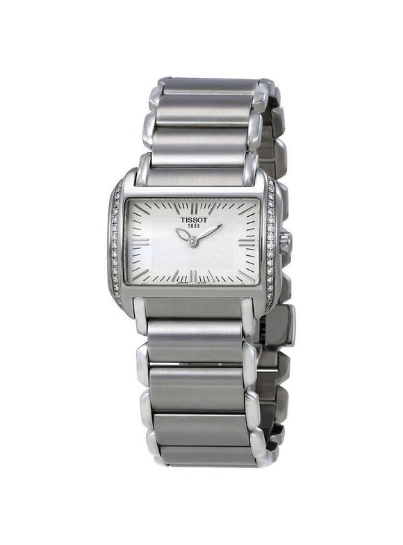 T-Wave White Dial Stainless Steel Ladies Watch T023.309.11.031.01
