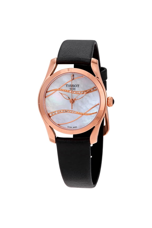 T-Wave White Mother of Pearl Diamond Dial Ladies Watch T112.210.36.111.00