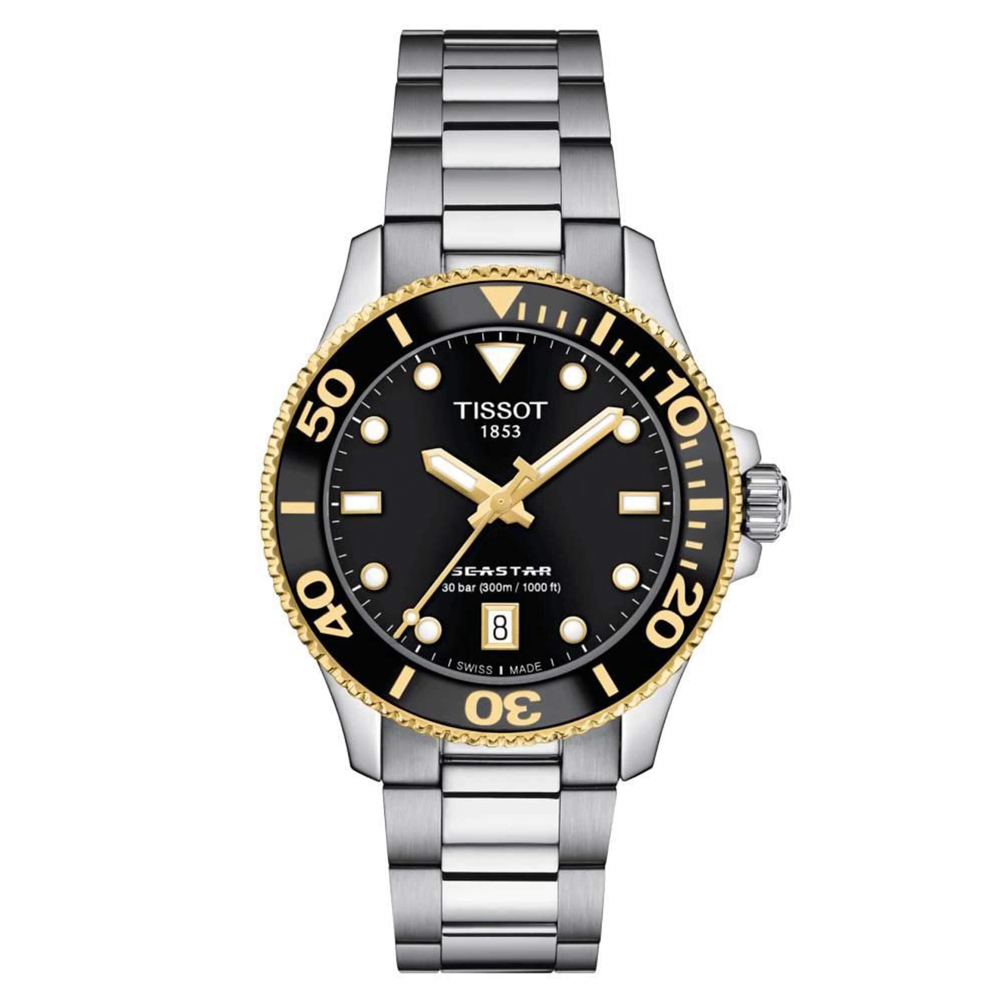 Tissot Seastar 1000 Unisex Quartz Watch with Black Bangladesh Ubuy