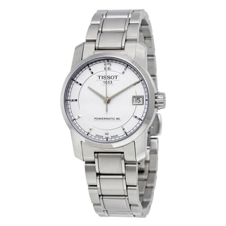 Tissot Women's T0872074403700 T-Classic Analog Swiss Automatic Silver Watch