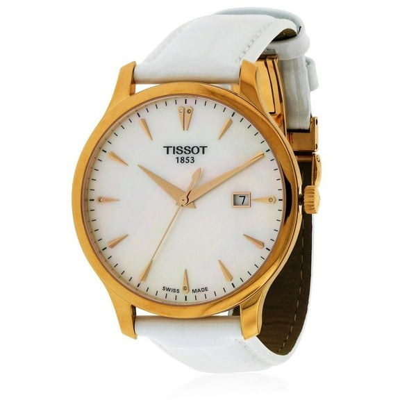 Tissot Women's Tradition Leather Quartz 42mm Watch T063.610.36.116.01