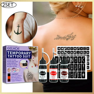 Indian Henna Tattoo Paste Stickers Temporary Tattoo Kit Body Paint Mehandi  Ink, 1 unit - Pay Less Super Markets