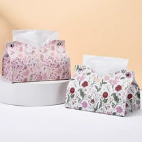 Tissue Box Bathroom Tissue Box Covers Rectangular Tissue Cover Box With Tissue Cell Phone Facial Paper Organizer For Kitchen Bathroom Vanity Countertops Bedroom Dressers And Tables Gift