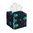 thumbnail image 1 of Tissue Box Cover, Colorful Gothic Cool Goat Head Leather Tissue Box Holder - Tissue Case Facial Paper Organizer for Bathroom, Vanity Countertop, Tabletop, Car, Night Stands, 1 of 7