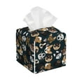 thumbnail image 1 of Tissue Box Cover, Dogs Leather Tissue Box Holder - Tissue Case Facial Paper Organizer for Bathroom, Vanity Countertop, Tabletop, Car, Night Stands, 1 of 7