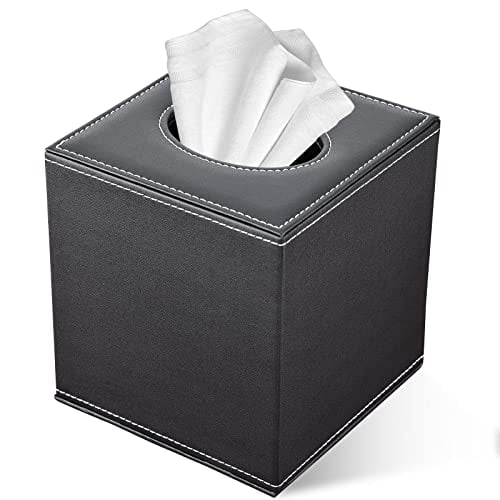 Black kleenex box cover deals