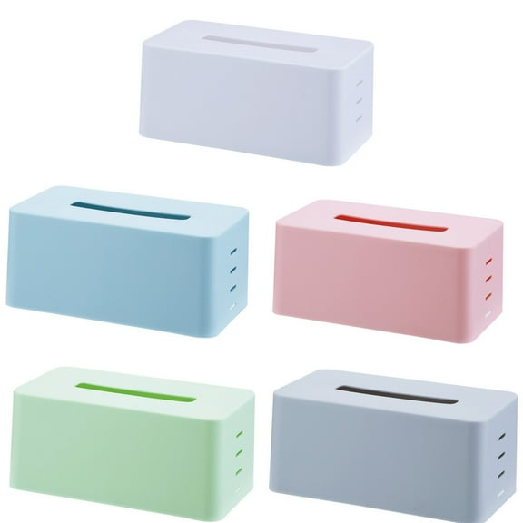 Tissue Box Cover Rectangle, Cut Leather Tissues Cube Box Holder,Modern Facial Paper Towels Organizer For Bathroom Kitchen Bedroom Office Hotel Use Clearance