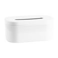 thumbnail image 1 of Tissue Box Cover, Rectangular Black Wall Mounted Facial Paper Holder Dispenser, Prefert for Storage on Bathroom Vanity, Kitchen, Night Stand, Countertops Office and Car, 1 of 6