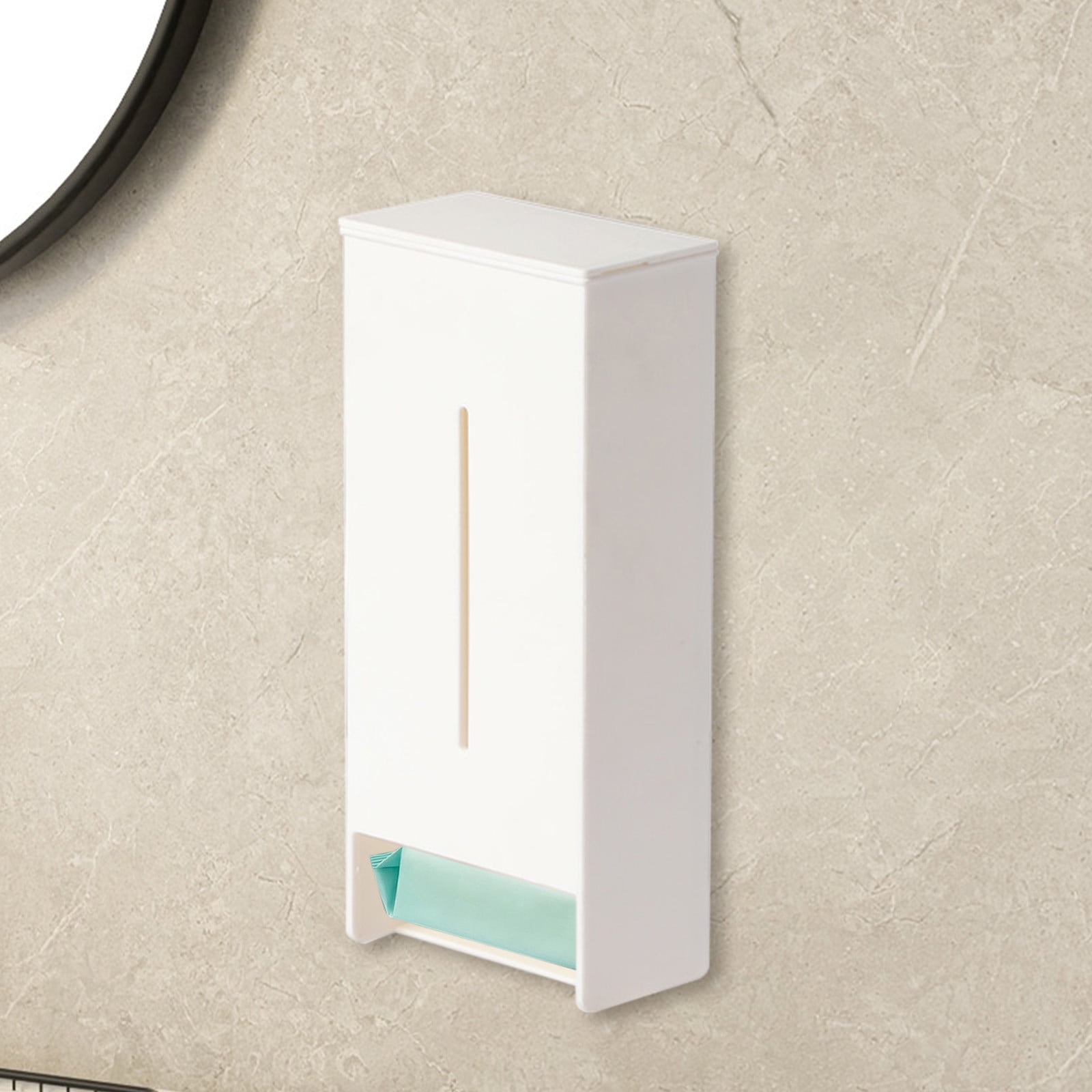 Tissue Box Cover Rectangular White Wall Mounted Facial Paper Holder ...