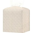 thumbnail image 1 of Tissue Box Cover Square PU Leather Facial Box Cover Holder Tissue Case Cube Facial Paper Organizer Dispenser for Bathroom, Vanity Countertop, Tabletop, Car, Office, 1 of 7