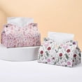 thumbnail image 1 of Tissue Box Cover Square Tissue Case Cute Tissue Box Holders Tissue Cover Box With Tissue Cell Phone Facial Paper Organizer For Kitchen Bathroom Vanity Countertops Bedroom Dressers And Tables Gift, 1 of 7