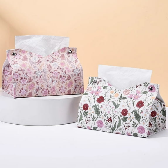 Tissue Box Cover Square Tissue Case Cute Tissue Box Holders Tissue Cover Box With Tissue Cell Phone Facial Paper Organizer For Kitchen Bathroom Vanity Countertops Bedroom Dressers And Tables Gift