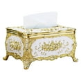 thumbnail image 1 of Tissue Box Cover, Vintage Style Acrylic Desktop Storage, Decorative Plastic Cardboard Box for Living Room Bedroom, 1 of 6