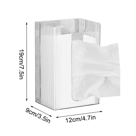 Tissue Box Covers Wall Mounted Tissue Box Bathroom Inverted Multifunctional Paper Drawer Paper Towel Face Towel Storage Box