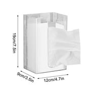 Tissue Box Covers Wall Mounted Tissue Box Bathroom Inverted Multifunctional Paper Drawer Paper Towel Face Towel Storage Box