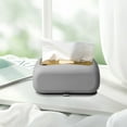 thumbnail image 1 of Tissue Box Holder, Portable Paper Towel Dispenser for Living Room, Kitchen, and Car, Multi-Angle Placement, Food-Grade Material, Compact and Practical Organizer, 1 of 7