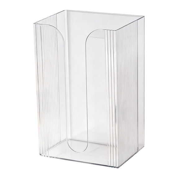 Tissue Box Holder Wall Mounted, Damage-Free Adhesive, Clear Tissue Box Holder for Bathroom, Kitchen, and Living Room, Plastic Decorative Tissue Box Home Decor, 1 Pc, 4.72x3.54x7.48"