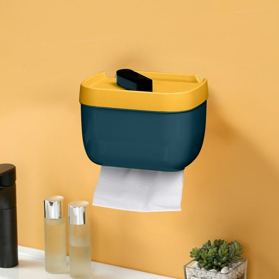 Tissue Box Holders Storage Box Organizer Plastic Paper Towel Box Rose Decoration Dining Room Home Paper Towel Box Wet Proof Wear Difficult Environmentally for Bathroom Office Home Decor