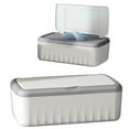 thumbnail image 1 of Tissue Box with Lid, Modern Desktop Tissue Box Holder, Facial Tissue Dispenser Box, Cover Holder Napkin Organizer Wet Tissue Box with Lid Rectangular Storage Box Tissue Dispenser Box, 8.66x4.72x3.14", 1 of 8