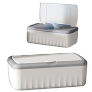 Tissue Box with Lid, Modern Desktop Tissue Box Holder, Facial Tissue Dispenser Box, Cover Holder Napkin Organizer Wet Tissue Box with Lid Rectangular Storage Box Tissue Dispenser Box