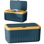 Tissue Box with Lid, Modern Desktop Tissue Box Holder, Facial Tissue Dispenser Box, Cover Holder Napkin Organizer Wet Tissue Box with Lid Rectangular Storage Box Tissue Dispenser Box, 8.66x4.72x3.14"