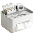 thumbnail image 1 of Tissue Box Napkin Holder Remote Control Storage Multifunctional Desk Organizer, 1 of 8
