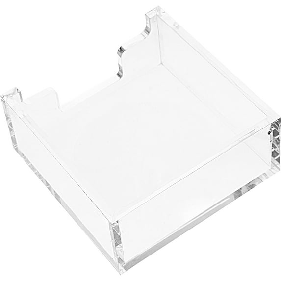 Tissue Box Napkin Holder for Table Living Room Accessory Square Accessories Acrylic 2 PCS