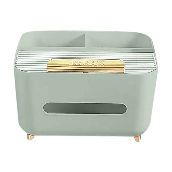 Tissue Box Organizer Cover for Storage Napkin Facial Tissue Holder Desktop Organizer with Stationery Pen Remote Control Decorative Box Tissue Box for Home Office Restaurant Car