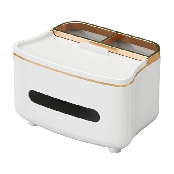 Tissue Box Paper Box Household Living Room Remote Control Organizer Box Upscale Wind Meal Tissue Box