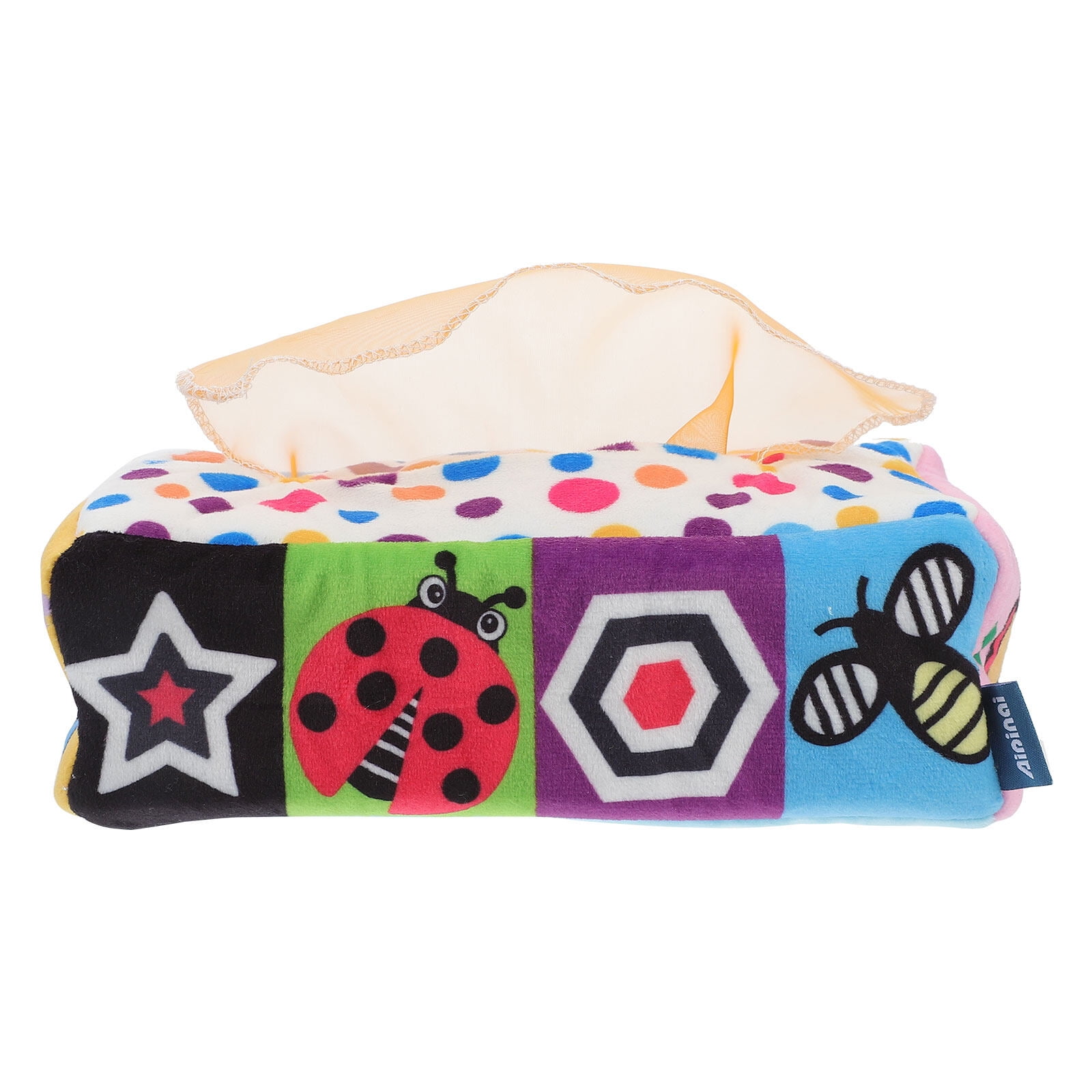 Tissue Box Toy Baby Rectangle Tissue Box Montessori Fidgets Toy Fine