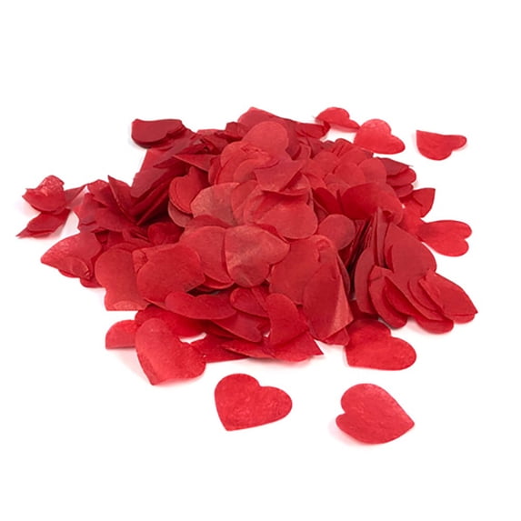 Tissue Confetti - Red Hearts - Party Supplies Decorations