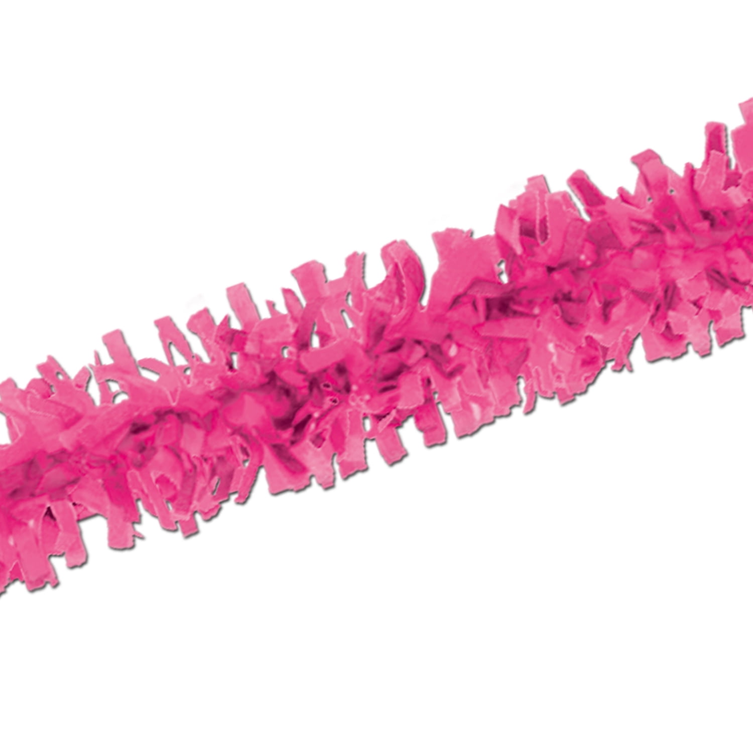 Cerise Tissue Festooning, 25', (3/Pkg)