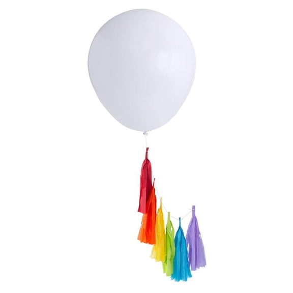 Tissue Fringe Balloon Tails - 3 Pc.