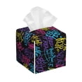 thumbnail image 1 of Tissue Graffiti Art Box Cover Holder, Square by Xecao - Leather Decorative Organizer for Tabletop, Bathroom, Car, Office, 1 of 8