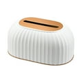 thumbnail image 1 of Tissue Holder High Quality Striped Toilet Paper Box Living Room Bedroom Office Desktop Dining Table Napkin Box 22.5*13.6*10.7Cm, 1 of 9