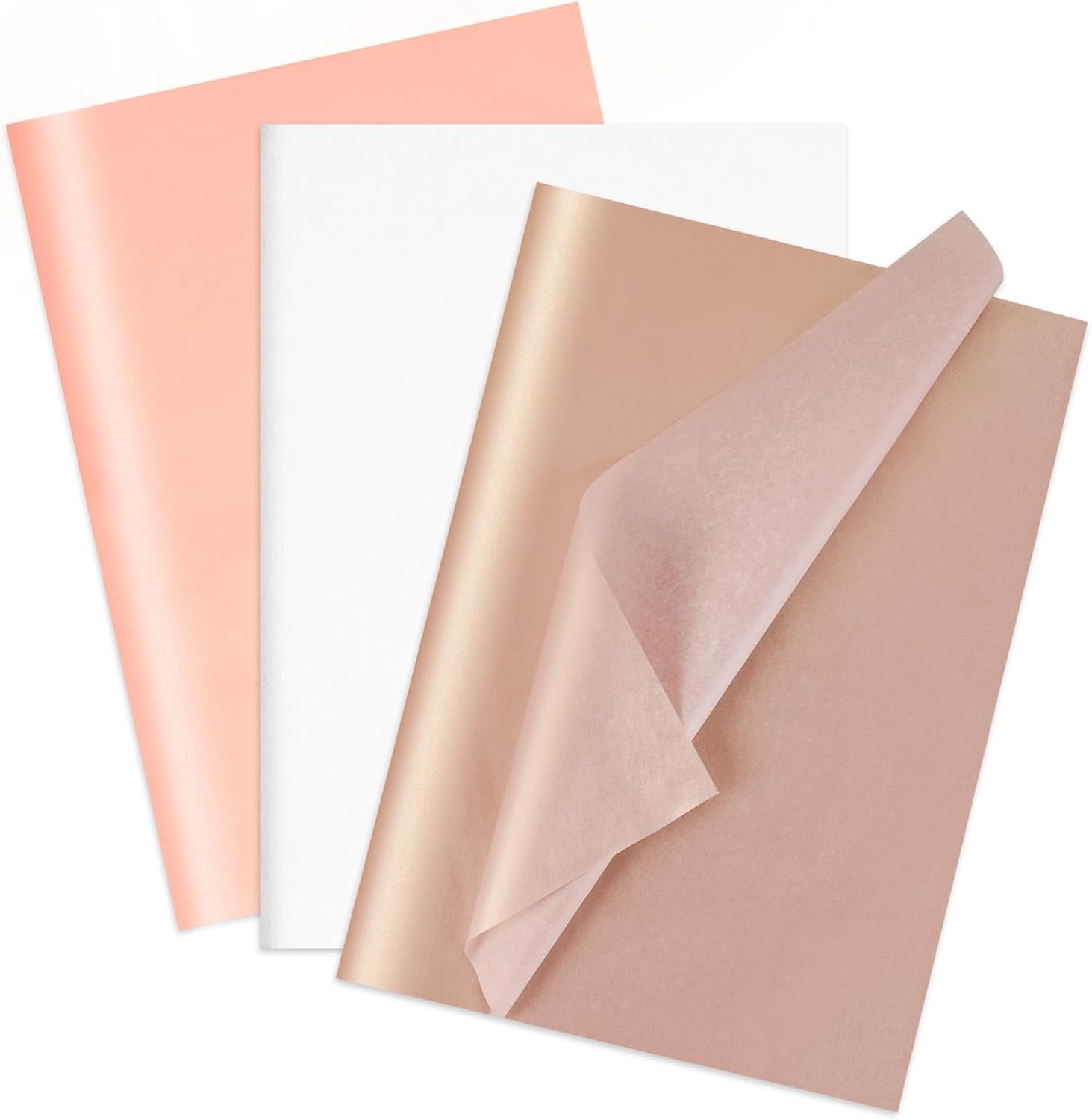 Tissue Paper Gift Wrap, 30 Pcs Girly Pearlescent Pink Tissue Paper for ...