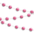 thumbnail image 1 of Tissue Paper Honeycomb Ball Garland, 7 ft, Light Pink, 1ct, 1 of 2