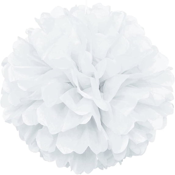 Tissue Paper Pom Poms, Fluffy Pompom Flowers for Christmas, Wedding, Baby Shower, Party Backdrop, Ceiling, and Wall Decoration, DIY Craft Decor