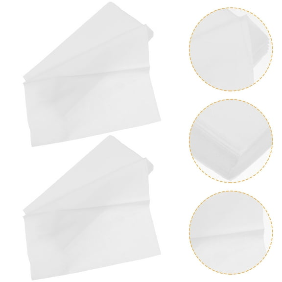 Raindrops Car Tissues White Synthetic Material for Hotel Use 10Pack