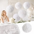 thumbnail image 1 of Tissue Pompoms and Hanging Flower Decorations - Paper Ball for Party Wedding Decoration 1PCS, 1 of 6