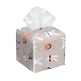 thumbnail image 1 of Tissue Various Rabbits Box Cover Holder, Square by Xecao - Leather Decorative Organizer for Tabletop, Bathroom, Car, Office, 1 of 8