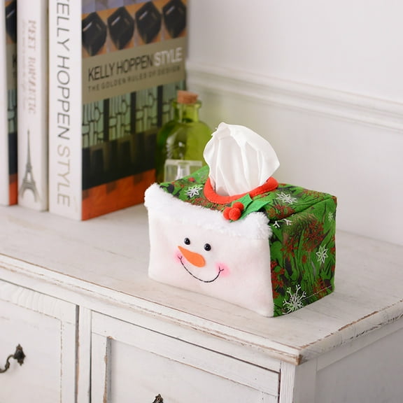 Sink Holder Christmas Tissue Box Is Suitable For Most Facial Tissues, Other Tissue Boxes, Advanced Office, Kitchen, Bathroom, Living Room