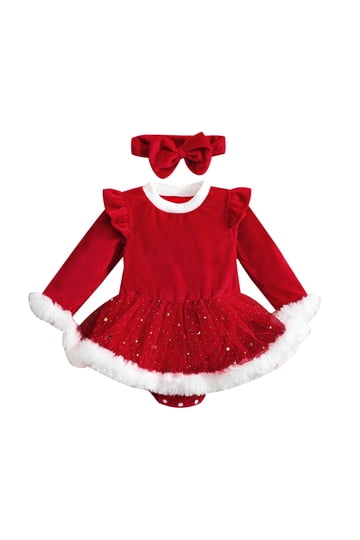 Baby's Christmas Dresses for Holiday Fun