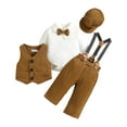 thumbnail image 1 of Tisuna Boys Fall Outfit Set Kids Comfortable Graphic Print Long Sleeve Crewneck Tops And Pants 2 Pieces Clothing Set For Children Everyday Wear Size 6-12 Months, 1 of 5