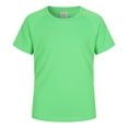 thumbnail image 1 of Tisuna Boys Shirt Short Sleeve Crew Neck Solid Color Tops Casual Breathable Summer Kids T Shirts Light Green Size 3-4 Years, 1 of 4